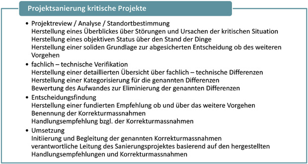 projektsanierung